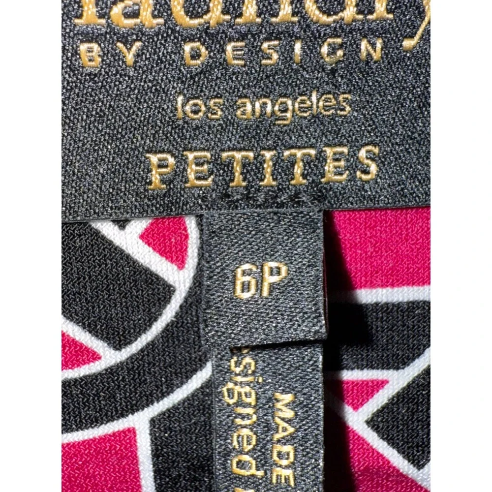 Laundry by Design Los Angeles‎ Pink Geometric Dress Petites Career Party